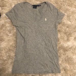 Grey RL sport v neck